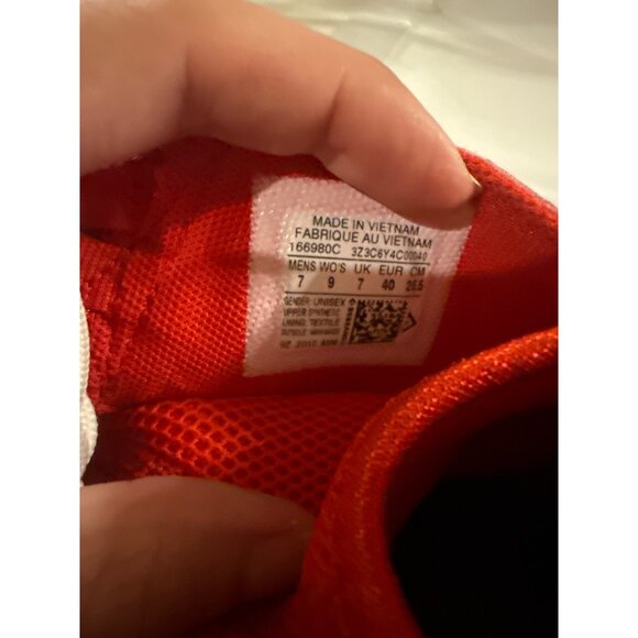 Converse Chuck Taylor All Star High-Top Sneakers Red/White/Blue Striped Accents - Picture 11 of 12